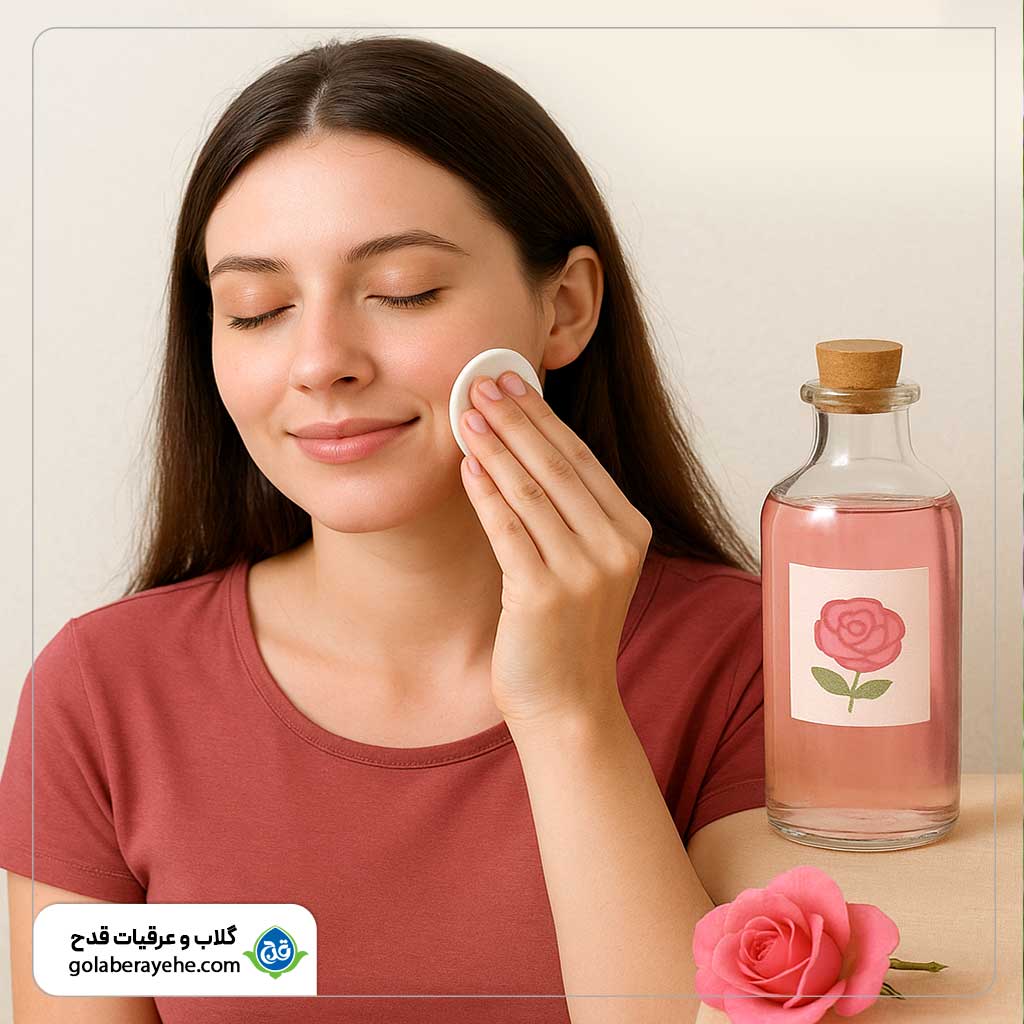 استفاده از گلاب به عنوان تونر