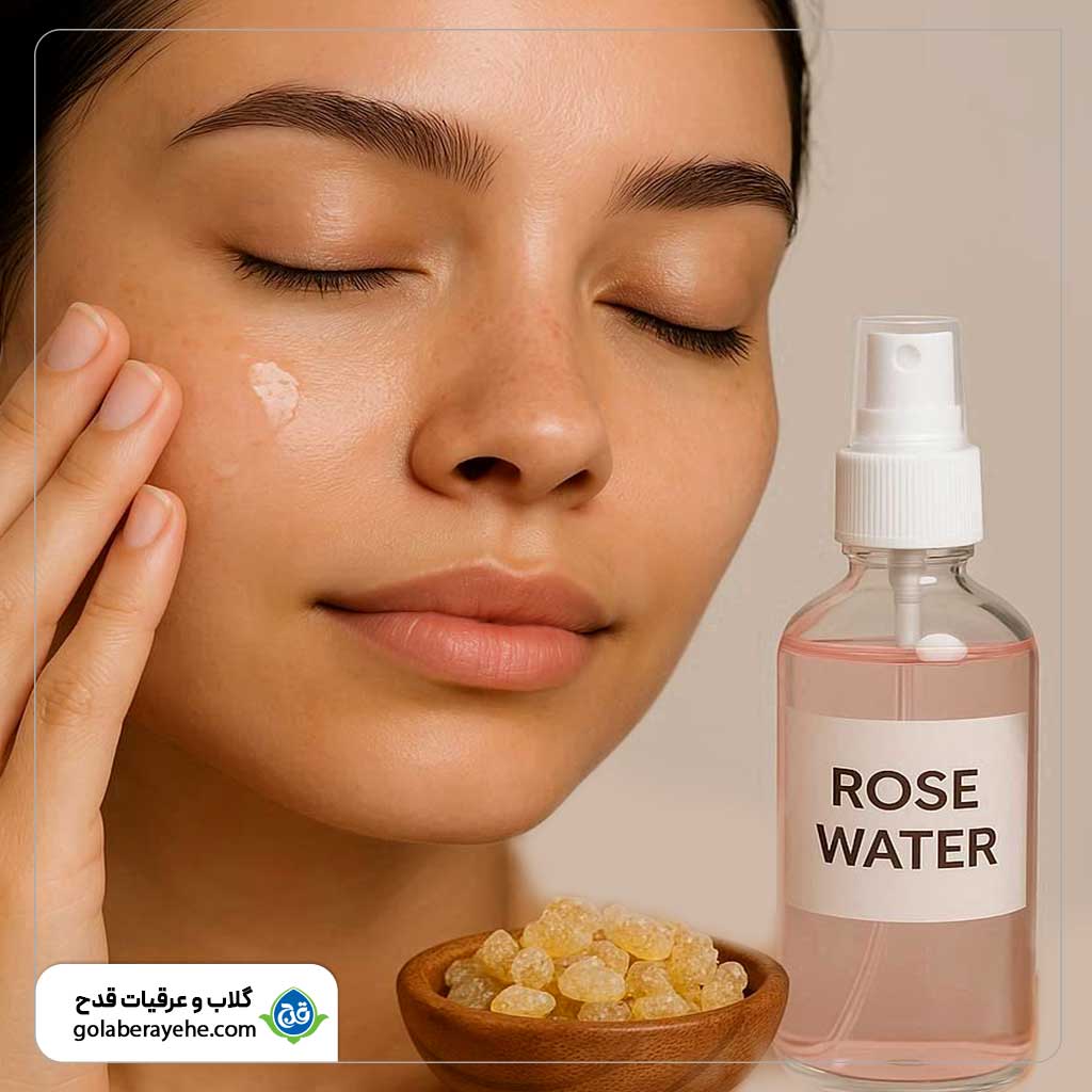 خواص کندر و گلاب برای پوست صورت